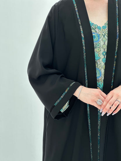 ER07 - Lace two abaya